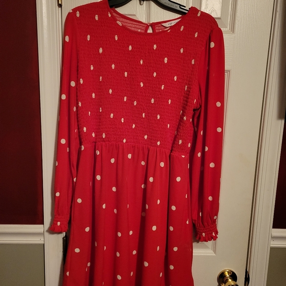 POPSUGAR Dresses & Skirts - Red mid length elastic dress